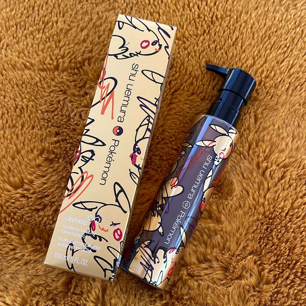 Brand new Shu uemura & Pokémon ultime8 cleansing oil